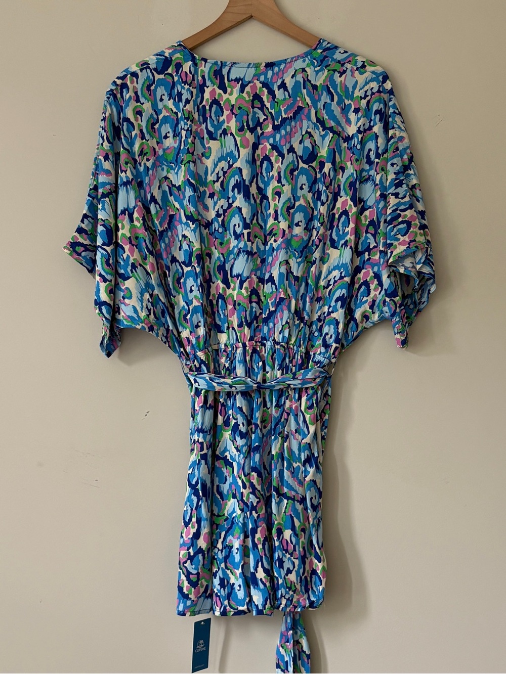 Cupshe Abstract Print Drawstring Romper - Picture 4 of 10